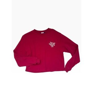 Outdoor Voices Doing Things Heart Graphic Sweatshirt Red Small